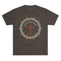 Praise the Lord Tee — Crown of Thorns. Unisex Tri-Blend Crew Tee