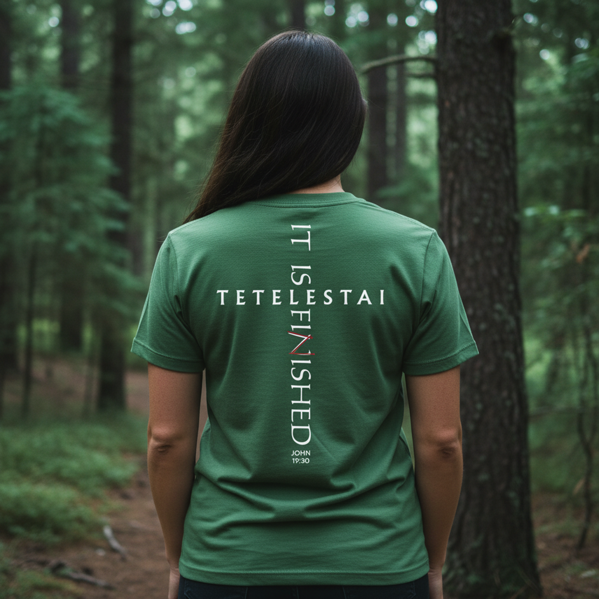 Tetelestai — It Is Finished | John 19:30 | Comfort Colors Garment-Dyed Tee